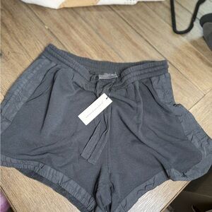 Unsubscribed Charcoal Athletic Shorts for Women
